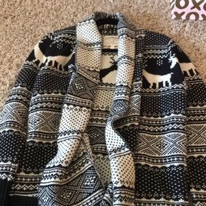Moose christmas cardigan